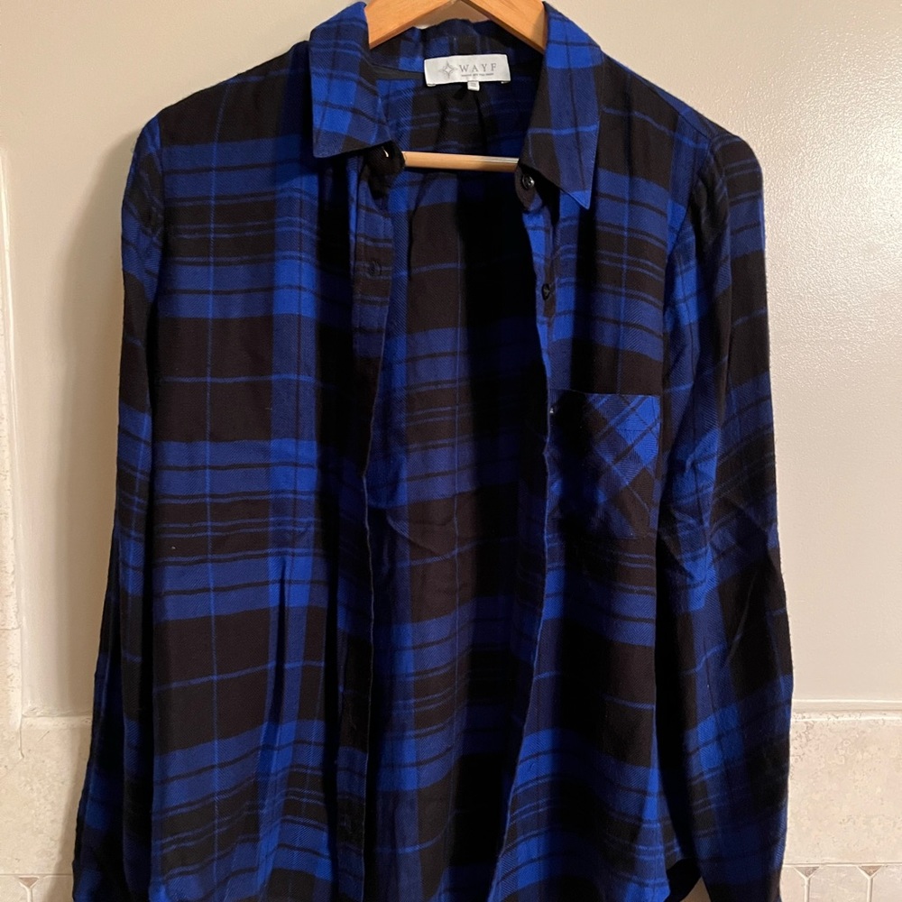 Blue Wayf Flannel